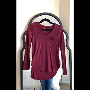 🆕 Maroon pocket legging top